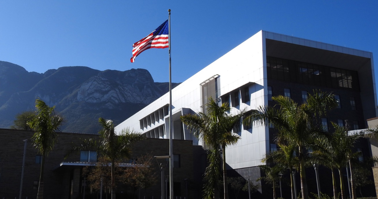 Image of U.S. Consulate in Monterrey, Mexico. Taken from usembassy.gov.