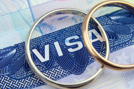Wedding rings on visa